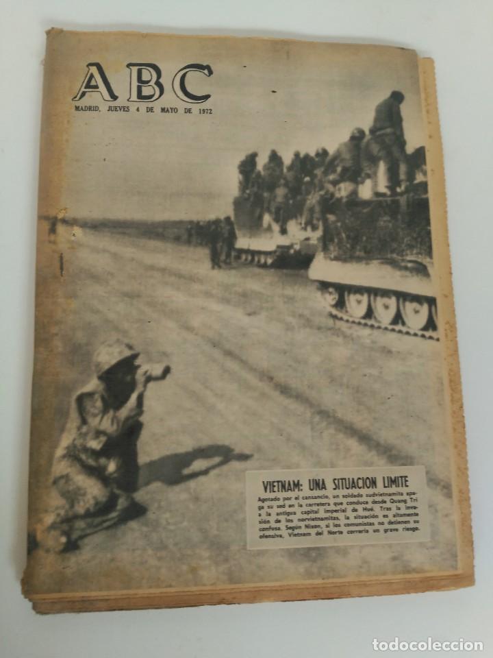 Coleccionismo de Revistas y Peri&oacute;dicos: Peri&oacute;dico ABC 04/05/1972 - Vietnam situaci&oacute;n limite