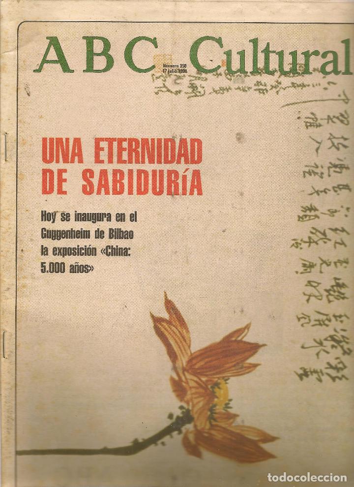 Coleccionismo de Revistas y Peri&oacute;dicos: ABC CULTURAL. N&ordm; 350. UNA ETERNIDAD DE SABIDURIA. 17 JULIO 1998. (RF.MA) ST/MG10