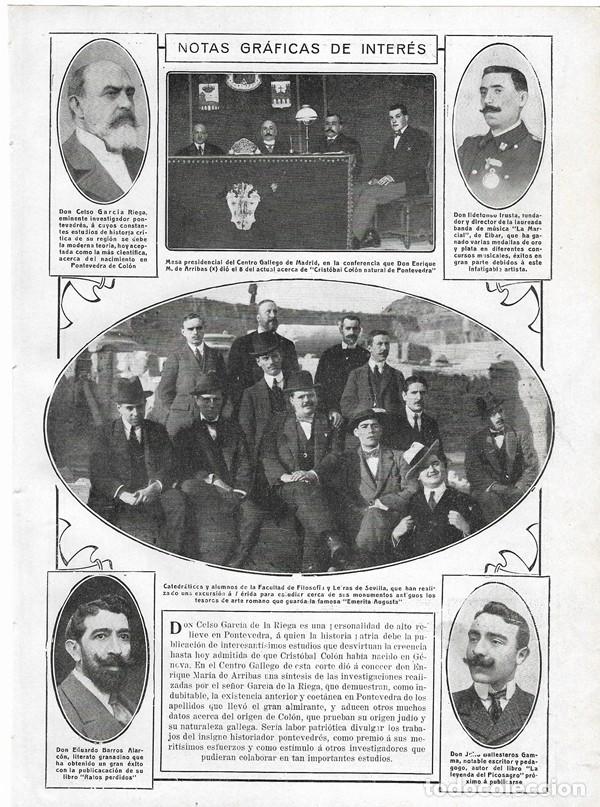 Coleccionismo de Revistas y Peri&oacute;dicos: 1912 HOJA REVISTA MELILLA PATRONA DE INFANTER&Iacute;A FIESTA - FUENTE DE 18 CA&Ntilde;OS RAS-MEDUA -TELEGRAMA RIF