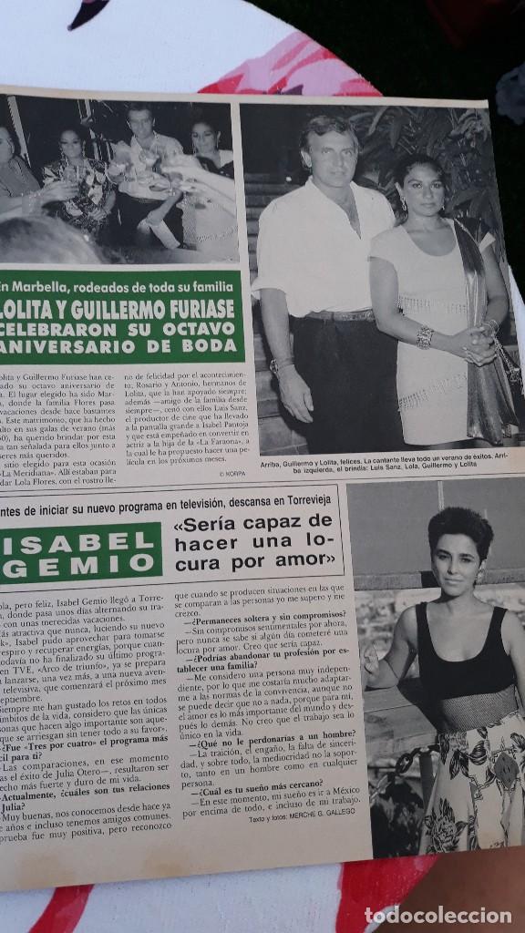 Coleccionismo de revistas y peri&oacute;dicos: ISABEL GEMIO LOLA LOLITA FLORES