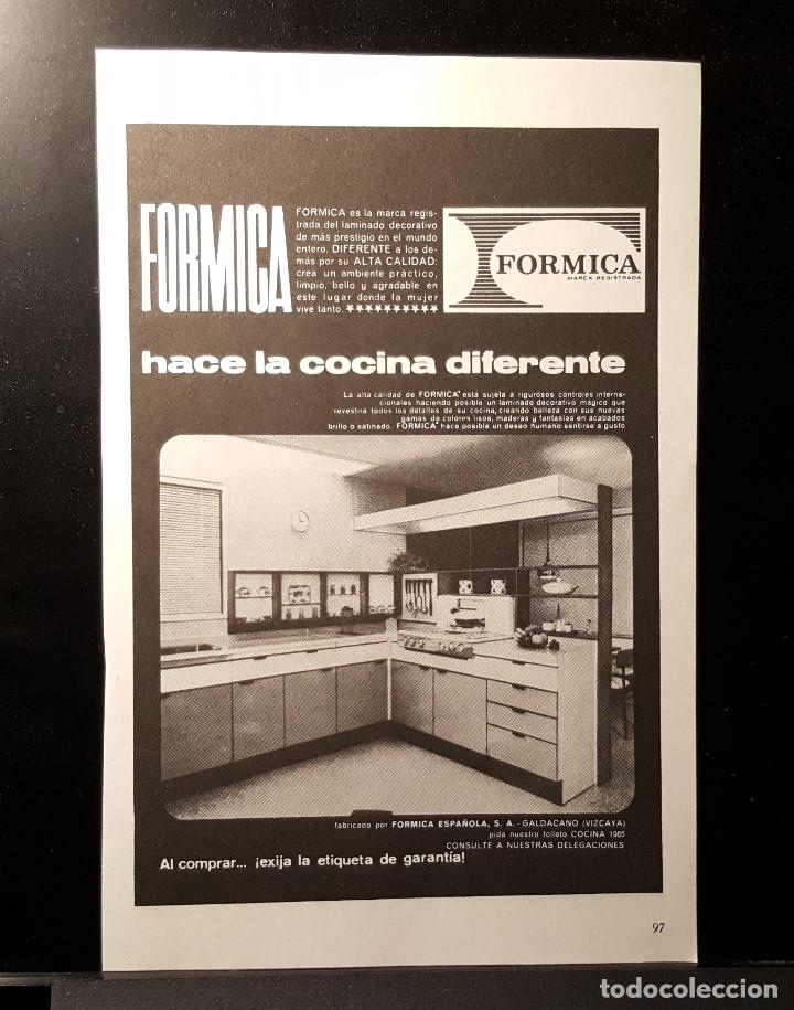 Coleccionismo de Revistas y Peri&oacute;dicos: Hoja Publicidad. Muebles Cocina Formica. (READERS DIGEST 1965)
