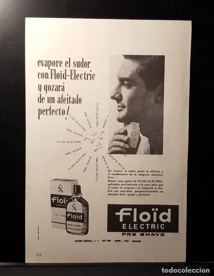 Coleccionismo de Revistas y Peri&oacute;dicos: Hoja Publicidad. Pre Shave Floid Electric. (READERS DIGEST 1965)