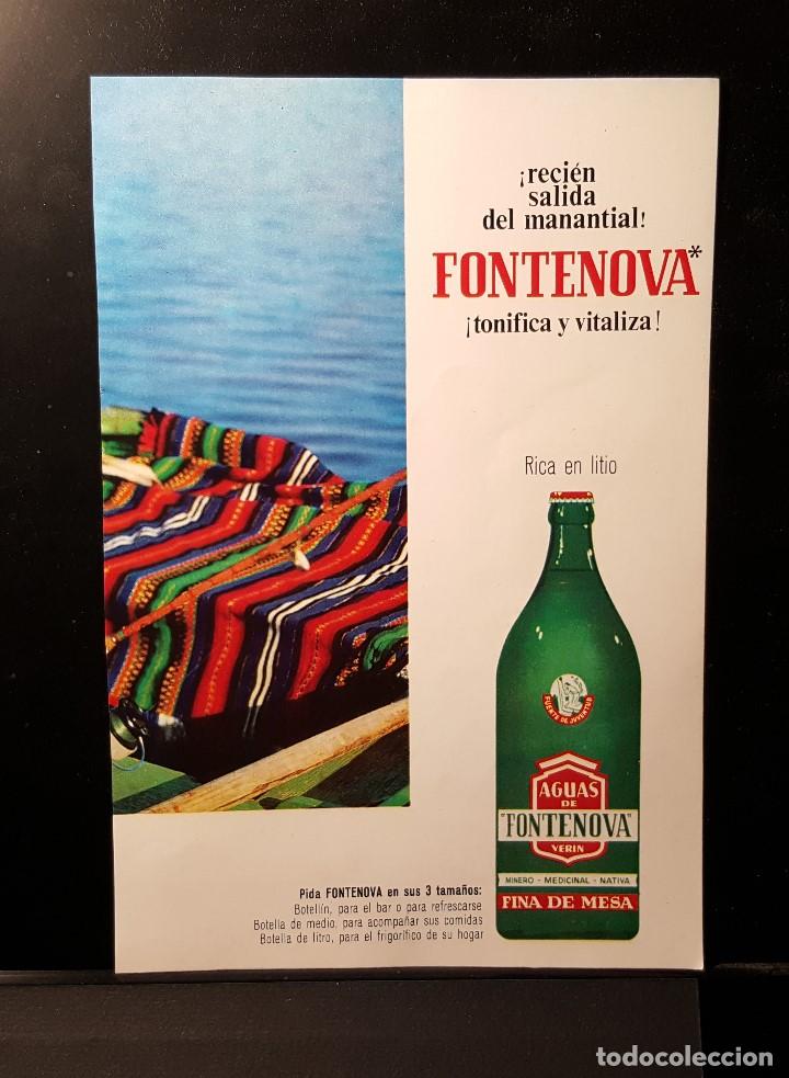 Coleccionismo de Revistas y Peri&oacute;dicos: Hoja Publicidad. Agua Fontenova. (READERS DIGEST 1965)