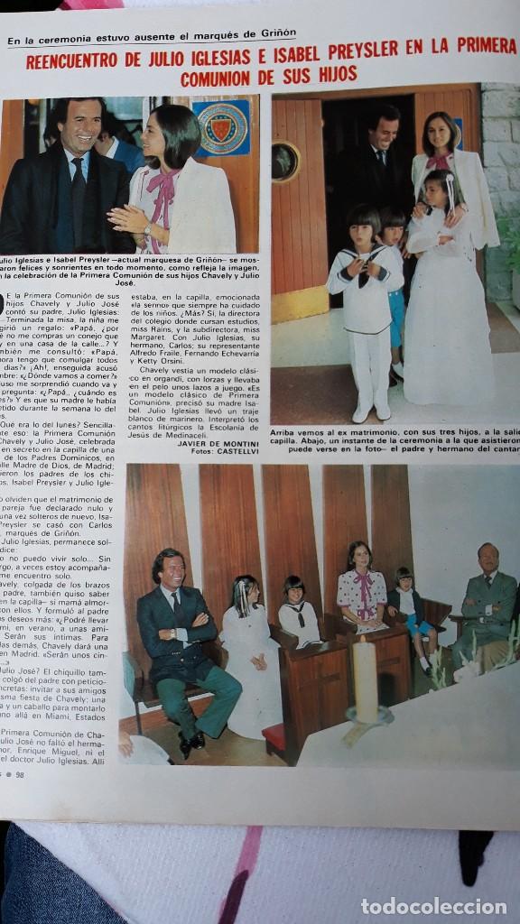 Coleccionismo de Revistas y Peri&oacute;dicos: JULIO IGLESIAS ISABEL PREYSLER COMUNION DE CHABELI Y JULIO JOSE