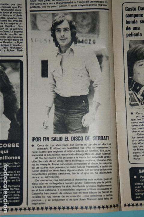 Coleccionismo de Revistas y Peri&oacute;dicos: RECORTE REPORTAJE CLIPPING DE&nbsp;SERRAT REVISTA&nbsp;SEMANA N&ordm;&nbsp;1978&nbsp;PAG.28