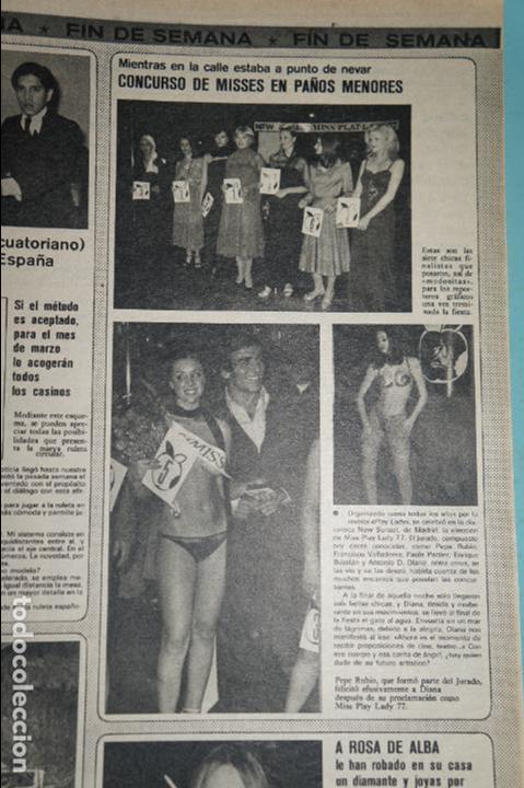 Coleccionismo de Revistas y Peri&oacute;dicos: RECORTE REPORTAJE CLIPPING DE&nbsp;MISS EN BIKINI REVISTA&nbsp;SEMANA N&ordm;&nbsp;1978&nbsp;PAG.43