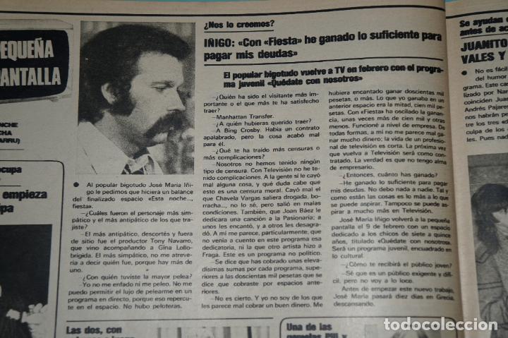 Coleccionismo de Revistas y Peri&oacute;dicos: RECORTE REPORTAJE CLIPPING DE&nbsp;I&Ntilde;IGO REVISTA&nbsp;SEMANA N&ordm;&nbsp;1978&nbsp;PAG. 56