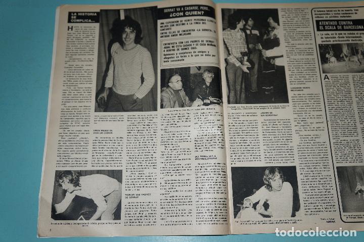 Coleccionismo de Revistas y Peri&oacute;dicos: RECORTE REPORTAJE CLIPPING DE SERRAT REVISTA&nbsp;SEMANA N&ordm;&nbsp;1980&nbsp;PAG 8-9