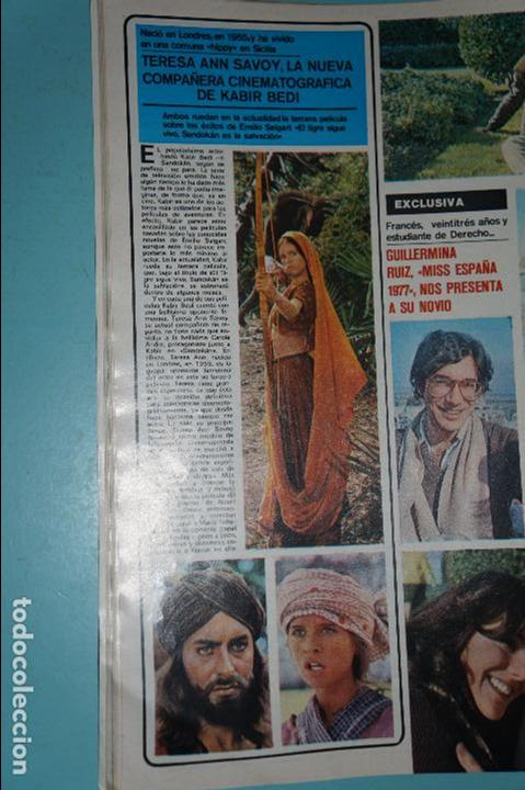 Coleccionismo de Revistas y Peri&oacute;dicos: RECORTE REPORTAJE CLIPPING DE TERESA ANN SAVOY SANDOKAN REVISTA&nbsp;SEMANA N&ordm;&nbsp;1980&nbsp;PAG 38