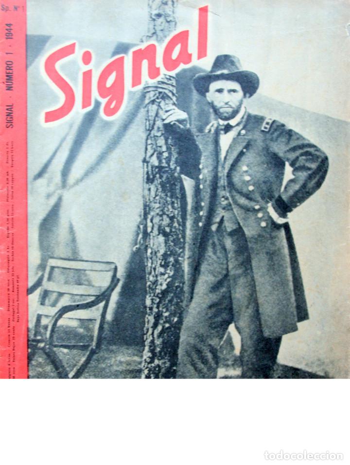 Collection Magazines and Newspapers: Revista SIGNAL propaganda III Reich WWII-nro 1 1944-&iexcl;MAGNIFICAS FOTOS EN COLOR!