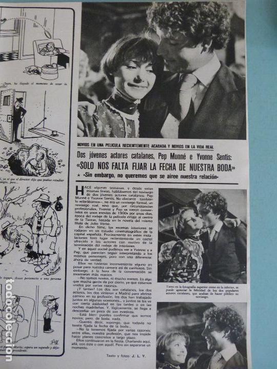 Coleccionismo de Revistas y Peri&oacute;dicos: RECORTE REPORTAJE CLIPPING DE PEP MUNNE Y YVONNE SENTIS REVISTA SEMANA N&ordm; 1919 L 5