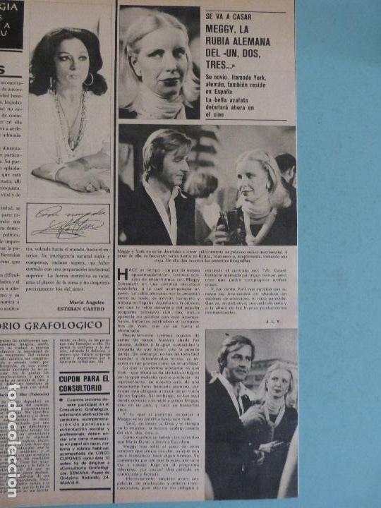 Coleccionismo de Revistas y Peri&oacute;dicos: RECORTE REPORTAJE CLIPPING DE MEGGY REVISTA SEMANA N&ordm; 1919 L 5