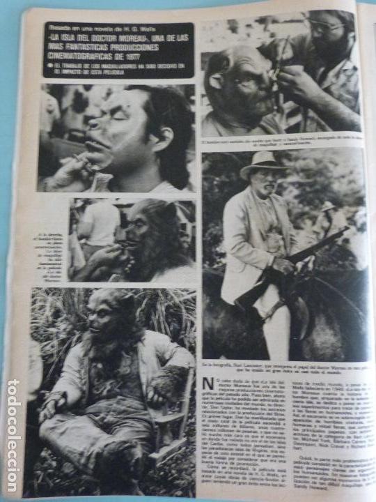 Coleccionismo de Revistas y Peri&oacute;dicos: RECORTE REPORTAJE CLIPPING DE LA ISLA DEL DOCTOR MOREAU REVISTA SEMANA N&ordm; 1986 PAG. 8