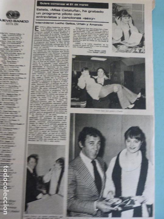 Coleccionismo de Revistas y Peri&oacute;dicos: RECORTE REPORTAJE CLIPPING DE ESTELA MISS CATALU&Ntilde;A REVISTA SEMANA N&ordm; 1996 PAG 11