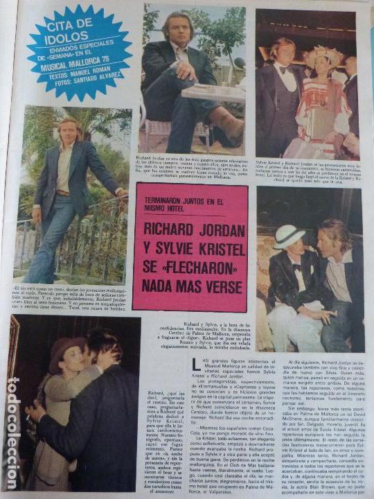 Coleccionismo de Revistas y Peri&oacute;dicos: RECORTE REPORTAJE CLIPPING DE RICHARD JORDAN Y SYLVIE KRISTEL REVISTA SEMANA N&ordm; 1996 PAG 15