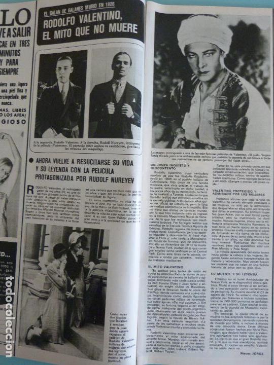 Coleccionismo de Revistas y Peri&oacute;dicos: RECORTE REPORTAJE CLIPPING DE RODOLFO VALENTINO REVISTA SEMANA N&ordm; 1996 PAG 40-41