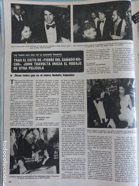 Coleccionismo de Revistas y Peri&oacute;dicos: RECORTE REPORTAJE CLIPPING DE JOHN TRAVOLTA REVISTA SEMANA N&ordm; 1996 PAG 76