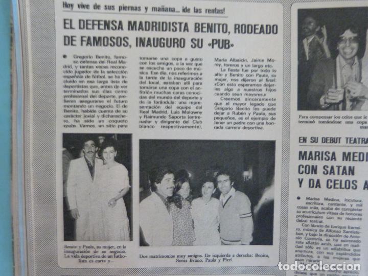 Coleccionismo de Revistas y Peri&oacute;dicos: RECORTE REPORTAJE CLIPPING DE BENITO REAL MADRID C.F. REVISTA SEMANA N&ordm; 1996 PAG 82