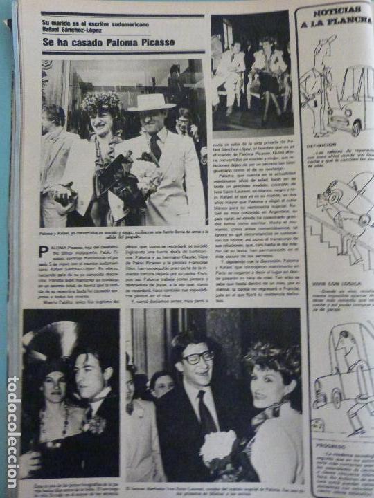 Coleccionismo de Revistas y Peri&oacute;dicos: RECORTE REPORTAJE CLIPPING DE PALOMA PICASSO REVISTA SEMANA N&ordm; 1996 PAG 86