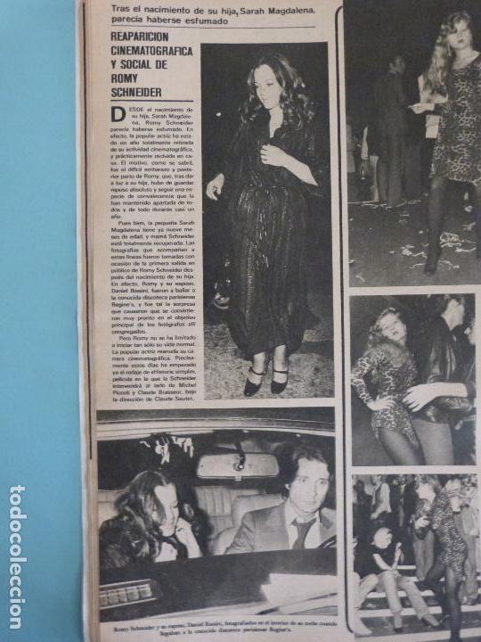 Coleccionismo de Revistas y Peri&oacute;dicos: RECORTE REPORTAJE CLIPPING DE ROMY SCHNEIDER REVISTA SEMANA N&ordm; 1997 PAG 38