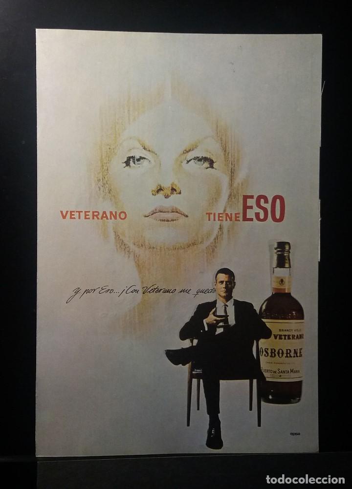 Coleccionismo de Revistas y Peri&oacute;dicos: Hoja Publicidad. Brandy Veterano Osborne. (READERS DIGEST 1966)