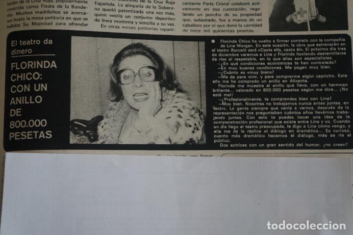 Coleccionismo de Revistas y Peri&oacute;dicos: RECORTE REPORTAJE CLIPPING DE FLORINDA CHICO REVISTA SEMANA N&ordm; 1920 PAG.81 L5