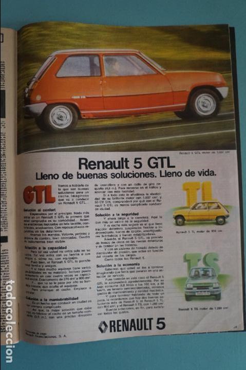 Coleccionismo de Revistas y Peri&oacute;dicos: RECORTE REPORTAJE CLIPPING DE RENAULT 5 REVISTA SEMANA N&ordm; 1920 PAG. 89 L5
