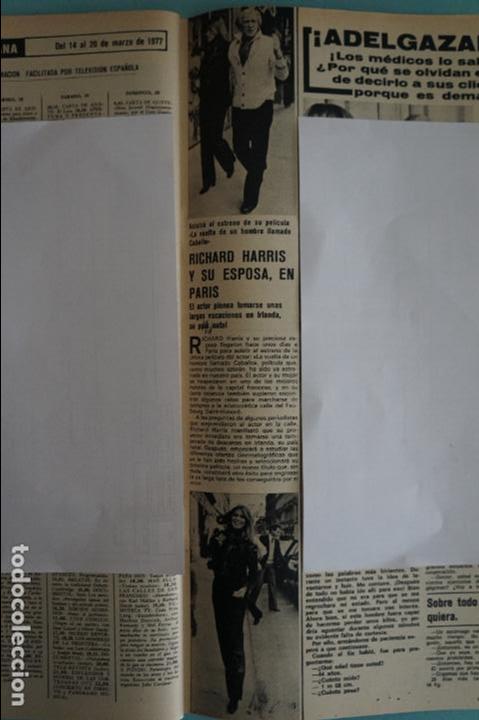 Coleccionismo de Revistas y Peri&oacute;dicos: RECORTE REPORTAJE CLIPPING DE RICHARD HARRIS REVISTA SEMANA N&ordm; 1935 PAG 79