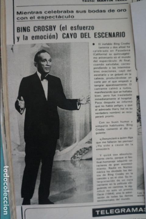 Collection Magazines and Newspapers: RECORTE REPORTAJE CLIPPING DE BING CROSBY REVISTA SEMANA N&ordm; 1936 PAG 16
