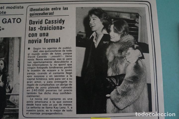 Coleccionismo de Revistas y Peri&oacute;dicos: RECORTE REPORTAJE CLIPPING DE DAVID CASSIDY REVISTA SEMANA N&ordm; 1936 PAG 17