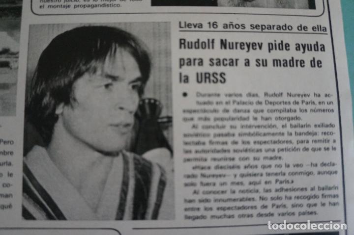 Coleccionismo de Revistas y Peri&oacute;dicos: RECORTE REPORTAJE CLIPPING DE RUDOLF NUREYEV REVISTA SEMANA N&ordm; 1936 PAG 17