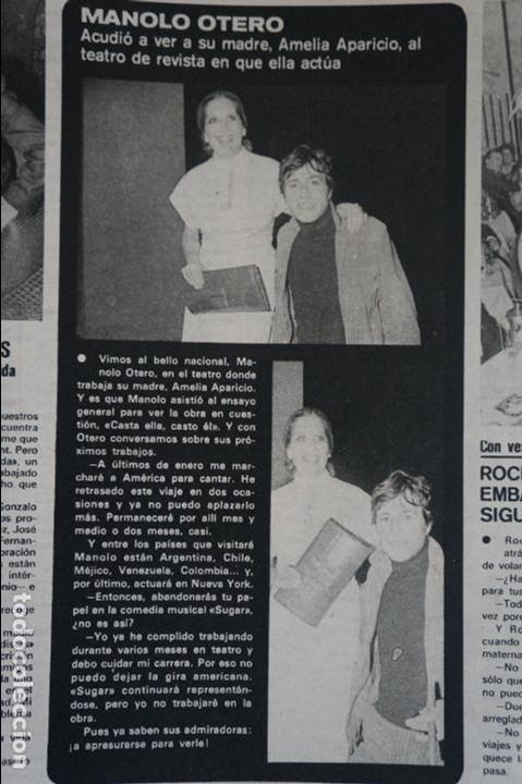 Coleccionismo de Revistas y Peri&oacute;dicos: RECORTE REPORTAJE CLIPPING DE MANOLO OTERO REVISTA SEMANA N&ordm; 1922 PAG. 81 L 5