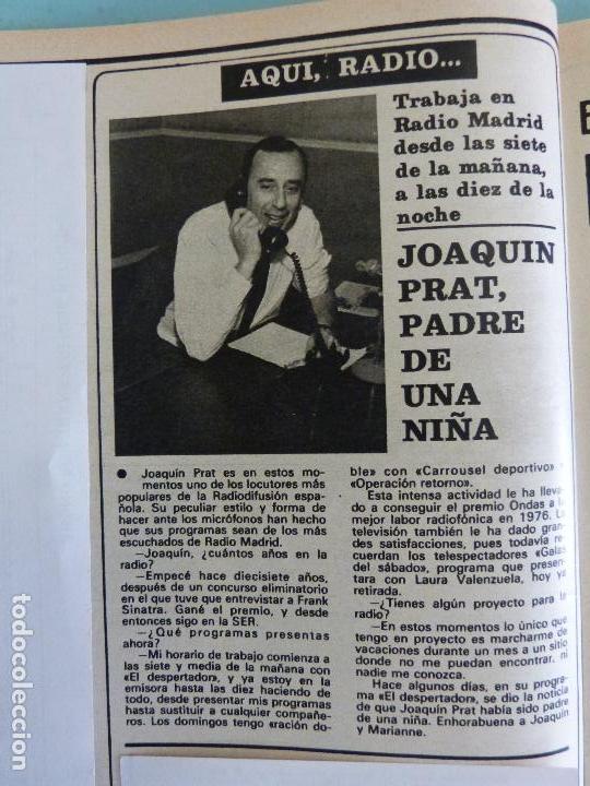 Coleccionismo de Revistas y Peri&oacute;dicos: RECORTE REPORTAJE CLIPPING DE JOAQUIN PRAT REVISTA SEMANA N&ordm; 1947 PAG 52