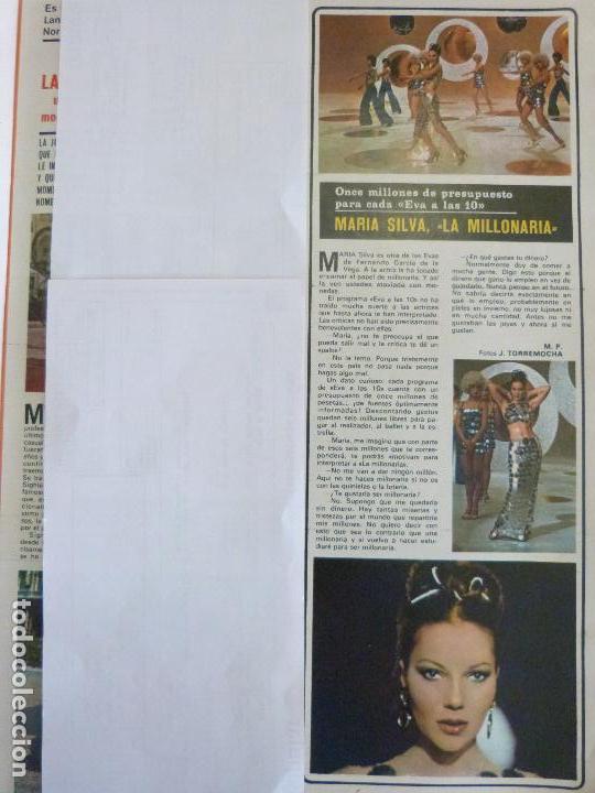 Coleccionismo de Revistas y Peri&oacute;dicos: RECORTE REPORTAJE CLIPPING DE MARIA SILVA REVISTA SEMANA N&ordm; 1946
