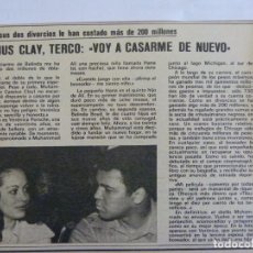 Coleccionismo de Revistas y Periódicos: RECORTE REPORTAJE CLIPPING DE CASSIUS CLAY MUHAMMAD ALI REVISTA SEMANA Nº 1944 PAG 33