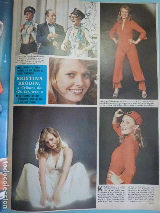 Coleccionismo de Revistas y Peri&oacute;dicos: RECORTE REPORTAJE CLIPPING DE KRISTINA BRODIN UN DOS TRES REVISTA SEMANA N&ordm; 1944 PAG 55-56