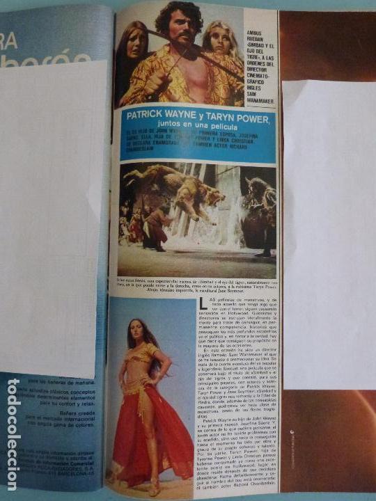 Coleccionismo de Revistas y Peri&oacute;dicos: RECORTE REPORTAJE CLIPPING DE PATRICK WAYNE Y TARYN POWER REVISTA SEMANA N&ordm; 1944 PAG 73