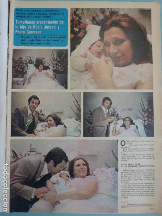 Coleccionismo de Revistas y Peri&oacute;dicos: RECORTE CLIPPING DE ROCIO JURADO Y PEDRO CARRASCO NACIMIENTO HIJA REVISTA SEMANA N&ordm; 1943 PAG 3-5