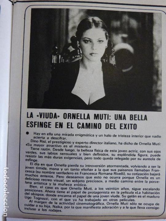 Coleccionismo de Revistas y Peri&oacute;dicos: RECORTE REPORTAJE CLIPPING DE ORNELLA MUTI REVISTA SEMANA N&ordm; 1943 PAG 37