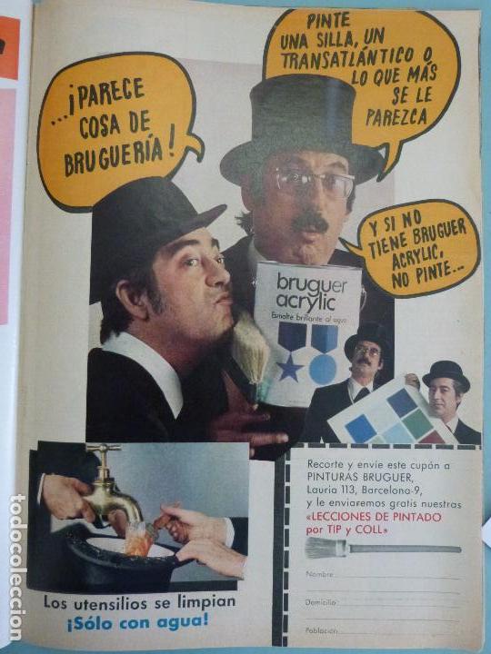 Coleccionismo de Revistas y Peri&oacute;dicos: RECORTE REPORTAJE CLIPPING DE PINTURAS BRUGUER TIP Y COLL REVISTA SEMANA N&ordm; 1943 PAG 63