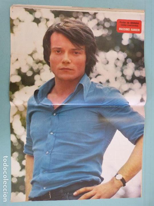 Coleccionismo de Revistas y Peri&oacute;dicos: RECORTE REPORTAJE CLIPPING DE POSTER DE MASSIMO RANIERI REVISTA SEMANA N&ordm; 1948 PAG 38-39