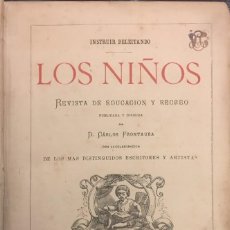 Coleccionismo de Revistas y Periódicos: LOS NIÑOS. REVISTA DE EDUCACIÓN Y RECREO. TOMO 1º Y 2. 1870