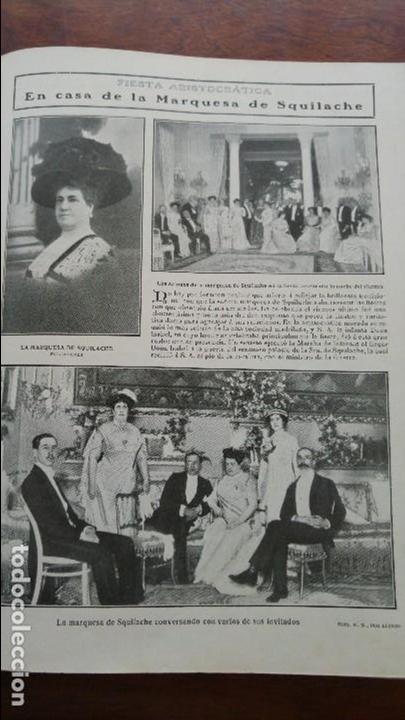 Collezionismo di Riviste e Giornali: MARQUESA DE SQUILACHE LA NUEVA IGLESIA DE SAN PEDRO MADRID HOJA A&Ntilde;O 1909