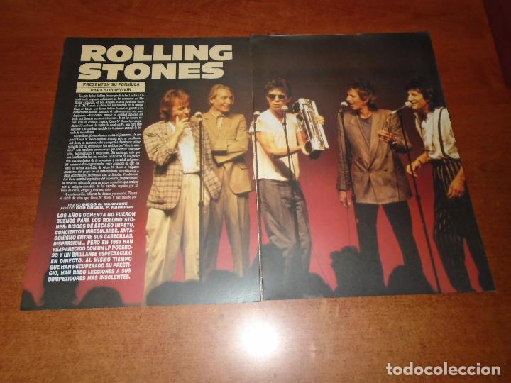 Coleccionismo de Revistas y Peri&oacute;dicos: ART&Iacute;CULO EN PRENSA 1989: ROLLING STONES