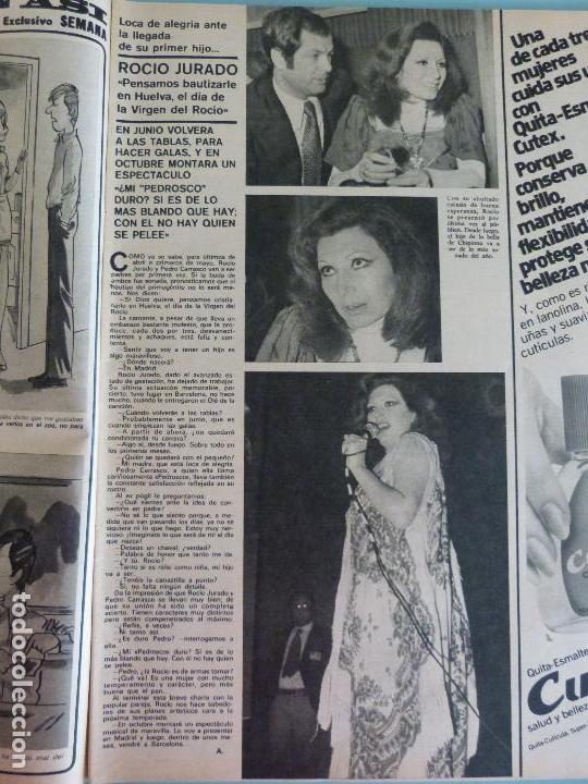 Coleccionismo de Revistas y Peri&oacute;dicos: RECORTE REPORTAJE CLIPPING DE ROCIO JURADO REVISTA SEMANA N&ordm; 1931 PAG 11