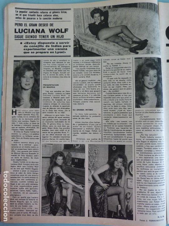 Coleccionismo de Revistas y Peri&oacute;dicos: RECORTE REPORTAJE CLIPPING DE LUCIANA WOLF REVISTA SEMANA N&ordm; 1931 PAG 24