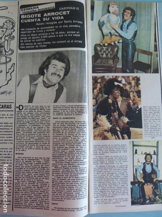 Coleccionismo de Revistas y Peri&oacute;dicos: RECORTE REPORTAJE CLIPPING DE BIGOTE ARROCET REVISTA SEMANA N&ordm; 1929 PAG 14-15