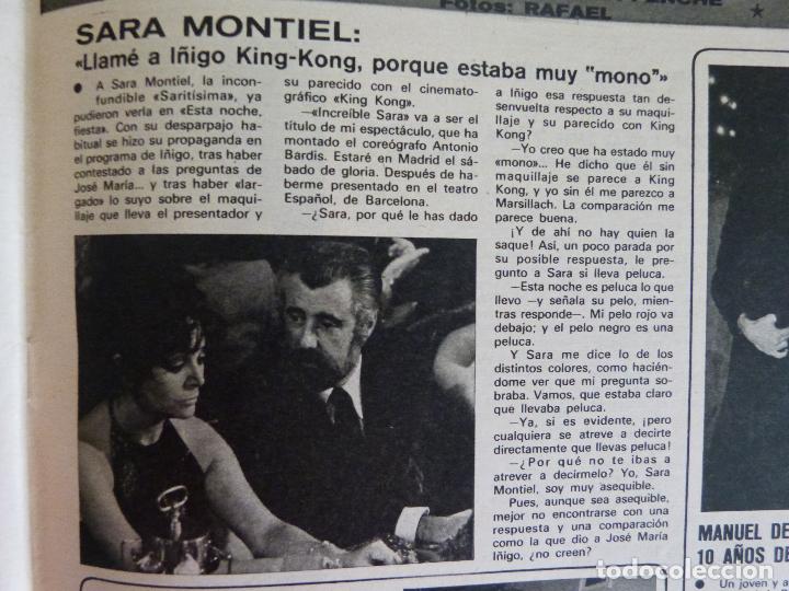 Coleccionismo de Revistas y Peri&oacute;dicos: RECORTE REPORTAJE CLIPPING DE SARA MONTIEL REVISTA SEMANA N&ordm; 1929 PAG 59