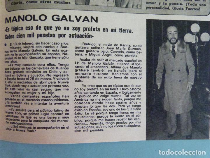 Coleccionismo de Revistas y Peri&oacute;dicos: RECORTE REPORTAJE CLIPPING DE MANOLO GALV&Aacute;N REVISTA SEMANA N&ordm; 1929 PAG 59
