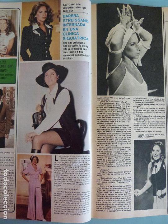 Coleccionismo de Revistas y Peri&oacute;dicos: RECORTE REPORTAJE CLIPPING DE BARBARA STREISSAND REVISTA SEMANA N&ordm; 1925 PAG.58 Y 59 L 5